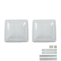 14" x 14" White Roof Vent Cover 2Pc R358932