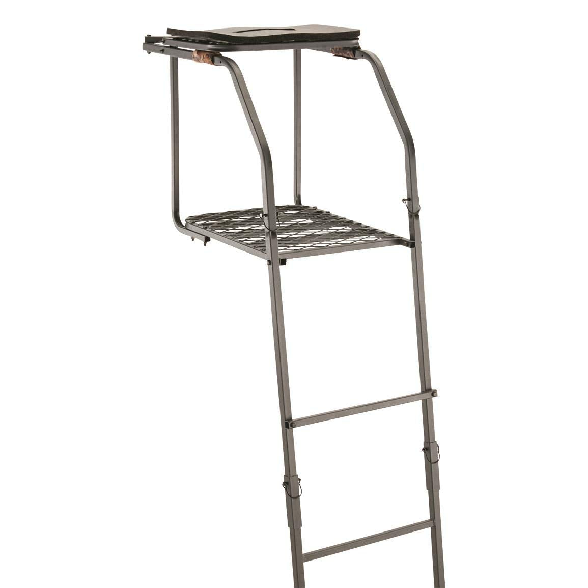 18’ Ladder Tree Stand with Seat and Foot Platform Y6556