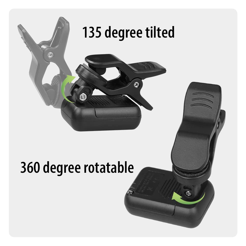 Clip on Chromatic Tuner 4PCS Black I438786