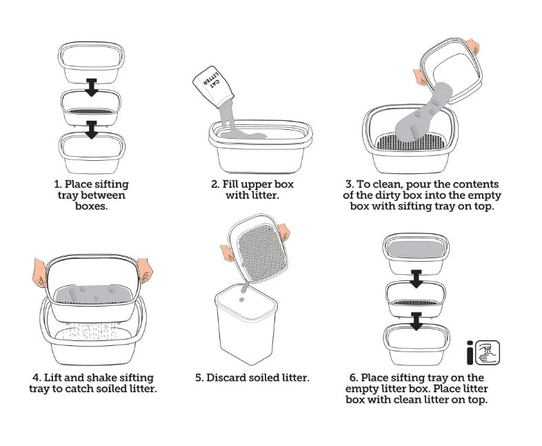 Sifting Cat Litter Box A387