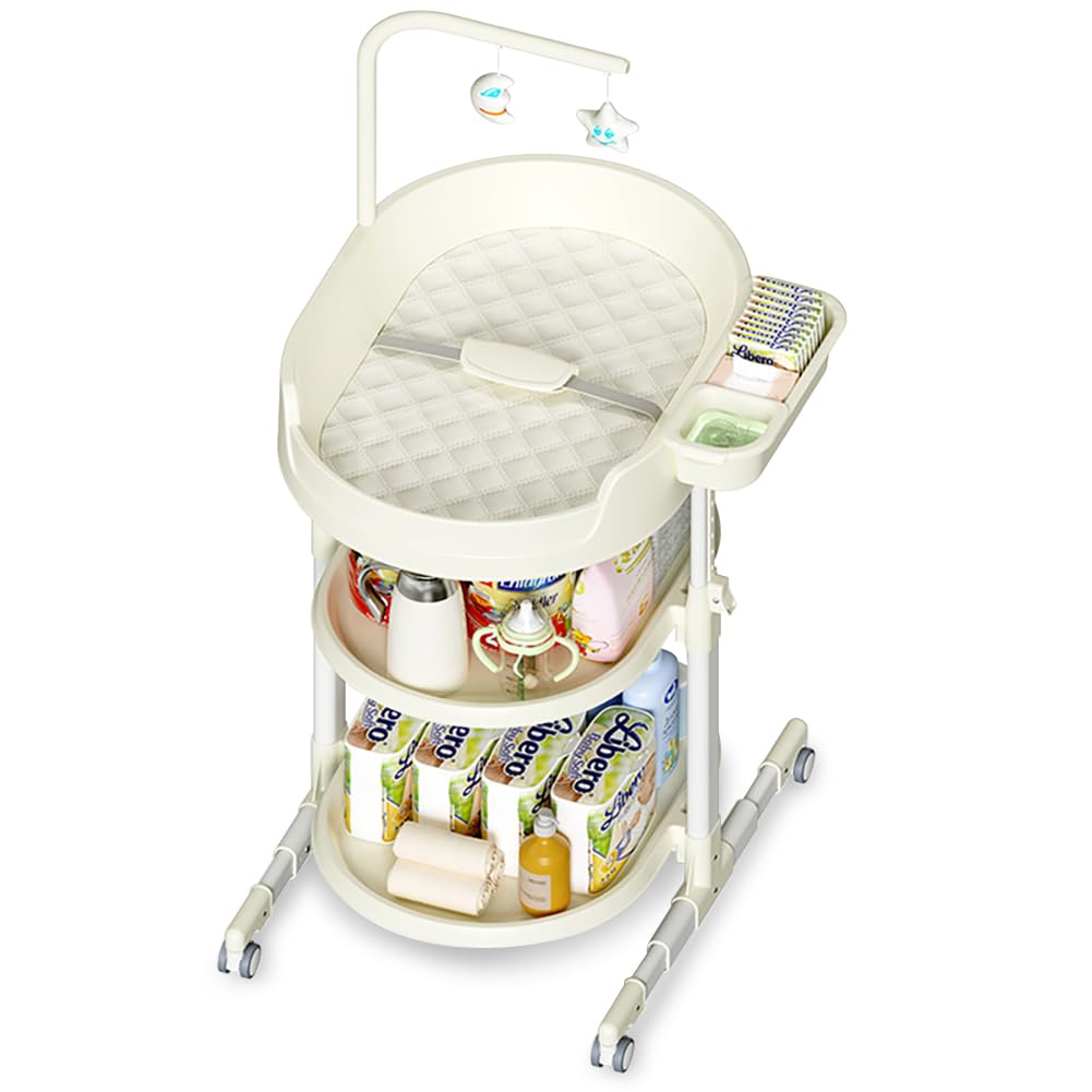 Portable Baby Diaper Changing Station with Storage Drawers L432554