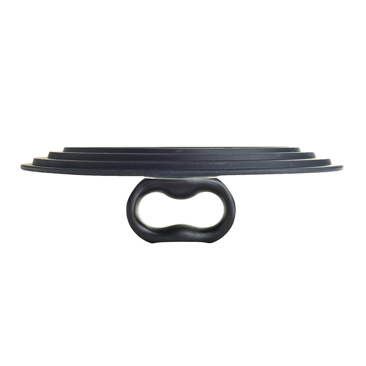 Universal Lid for Pots and Pans, Fits 6-Inch to 8-Inch Cookware, Tempered Glass Replacement Lid with Heat Resistant Silicone Edge, Dishwasher Safe, Made without BPA, Small, Black D79417