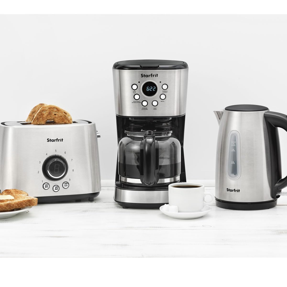 Programmable 12 Cup Stainless Steel Coffee Maker A256274