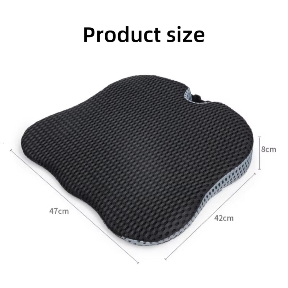 Black Memory Foam Car Seat Booster Cushion S212748