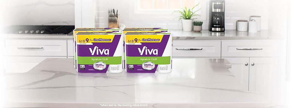 White Paper Towels, 6 Big Rolls X17589