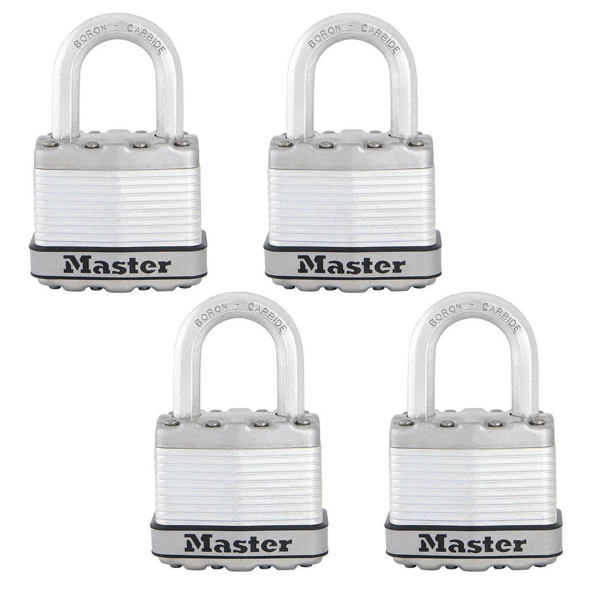 Heavy Duty Keyed-Alike Padlock 4 Pack E83420
