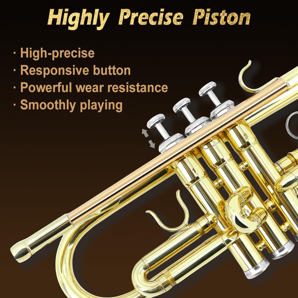 Bb Trumpet with 7C Mouthpiece, Hard Case & Cleaning Kit L5531
