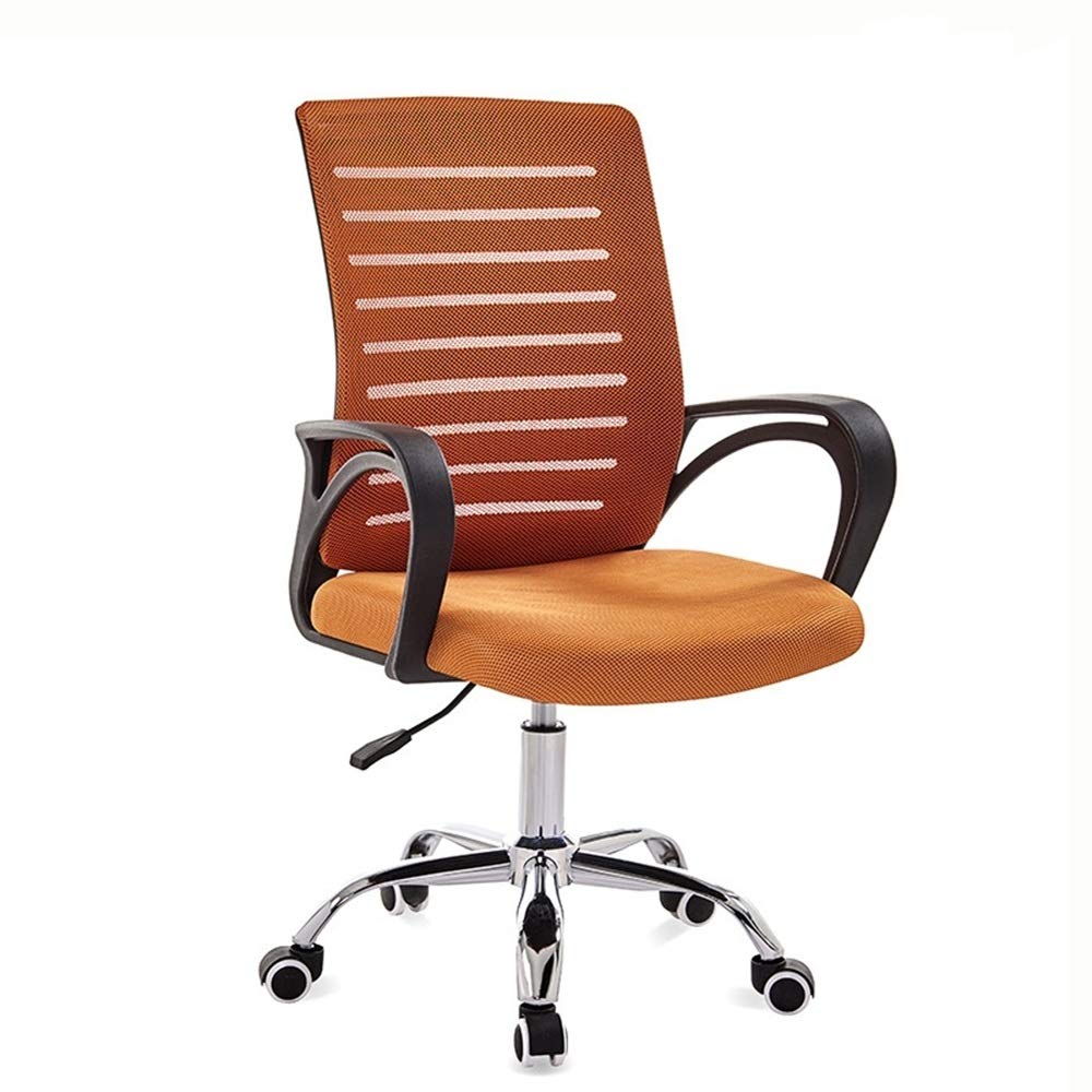 Orange Black Frame Ergonomic Mesh Swivel Chair V44453