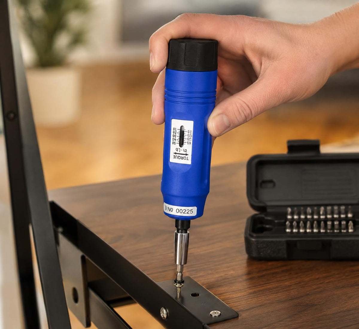 21-Piece Adjustable Torque Screwdriver Set 1/4-Inch Drive N1530