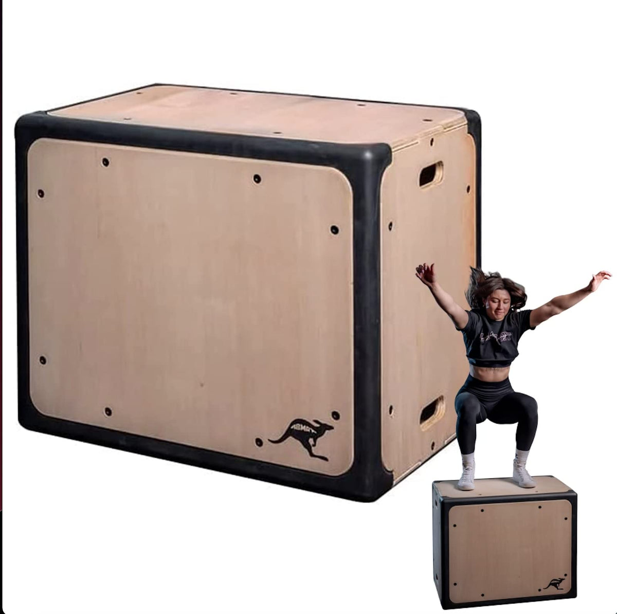 3 in 1 Foam and Wood Plyometric Box P1042