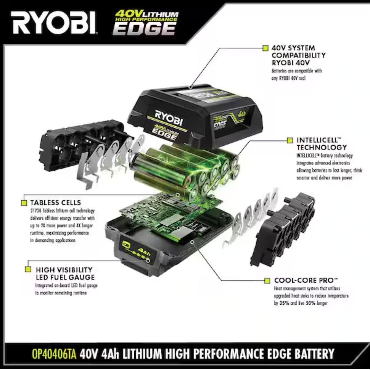 40V 4Ah Lithium-Ion Battery C507
