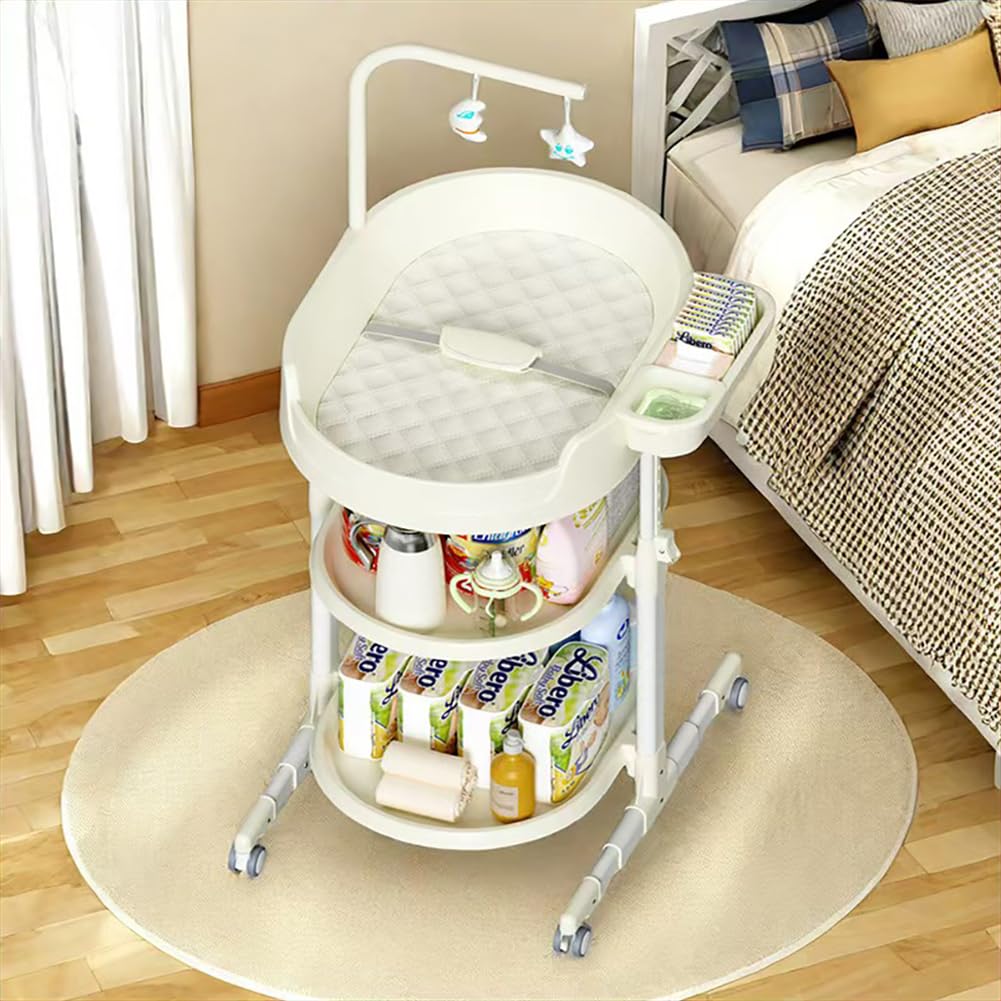 Portable Baby Diaper Changing Station with Storage Drawers L432554