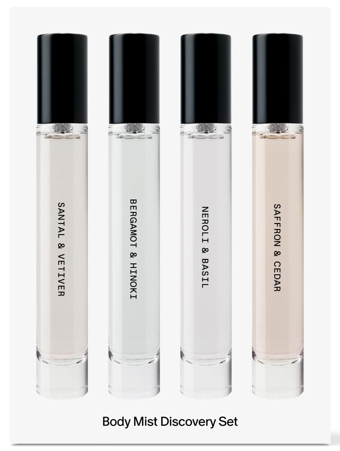 Body Mist Discovery Set, 4 Mini Fragrance Sprays, 0.34 oz Each W534907