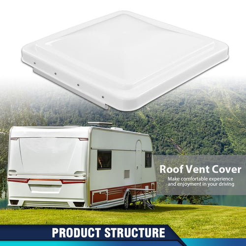 14" x 14" White Roof Vent Cover 2Pc R358932