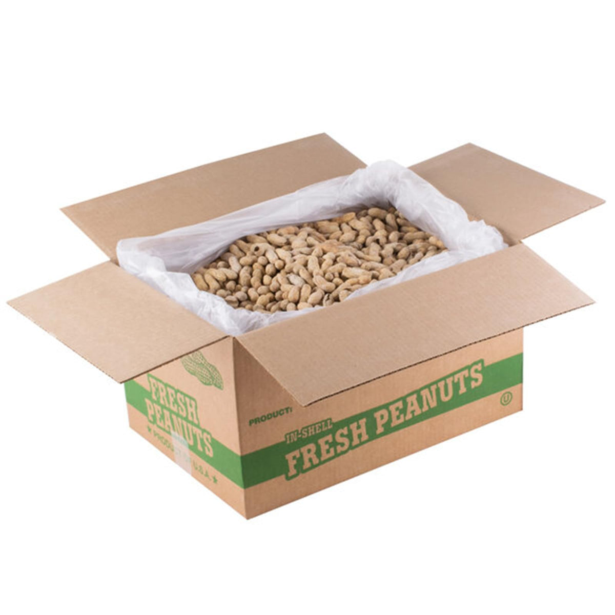 Roasted Salted in-Shell Peanuts 25 lb K574530