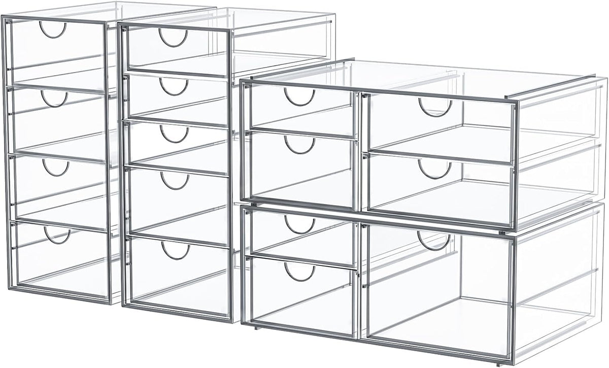 Acrylic 16-Drawer Storage & Makeup Organizer L26237