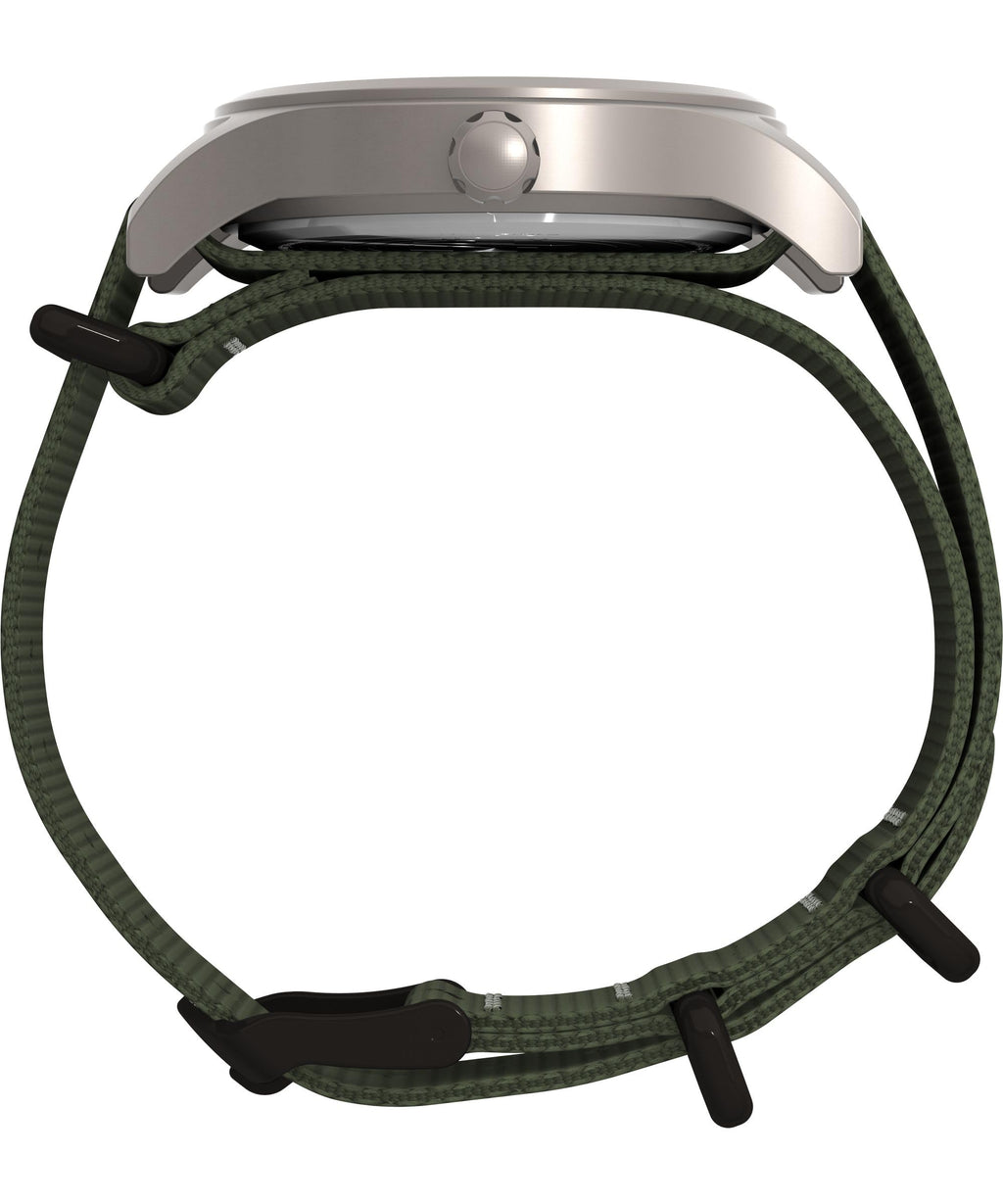 40mm Analog Watch with Luminous Hands and 50M Water Resistance H5848