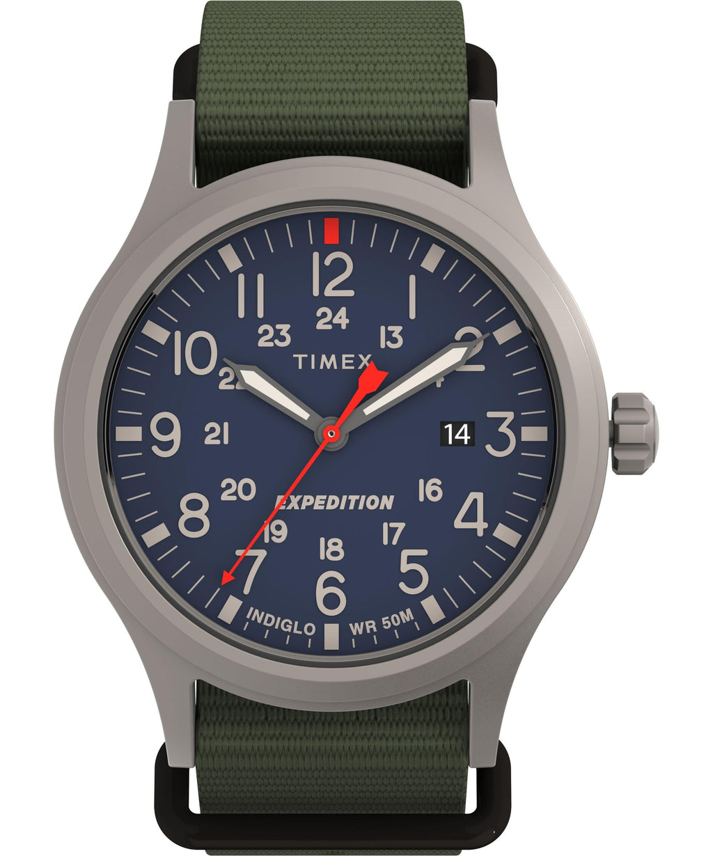 40mm Analog Watch with Luminous Hands and 50M Water Resistance H5848