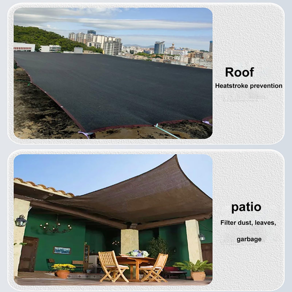 80-90% UV Protection Shade Cloth with Grommets 8x8m I3672