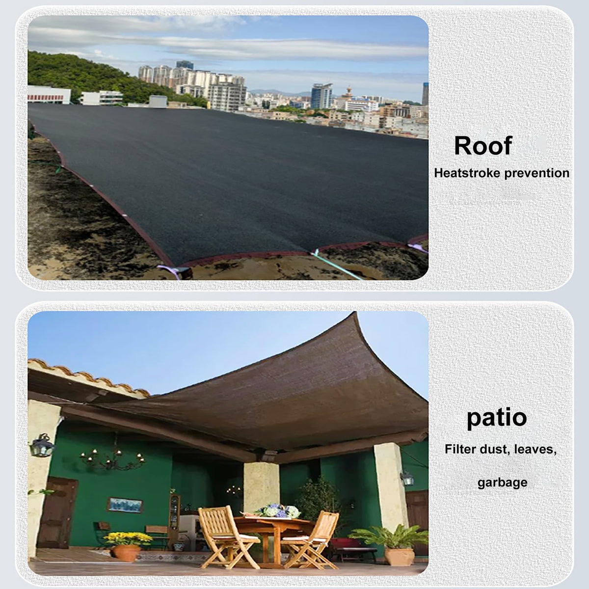 80-90% UV Protection Shade Cloth with Grommets 8x8m I3672
