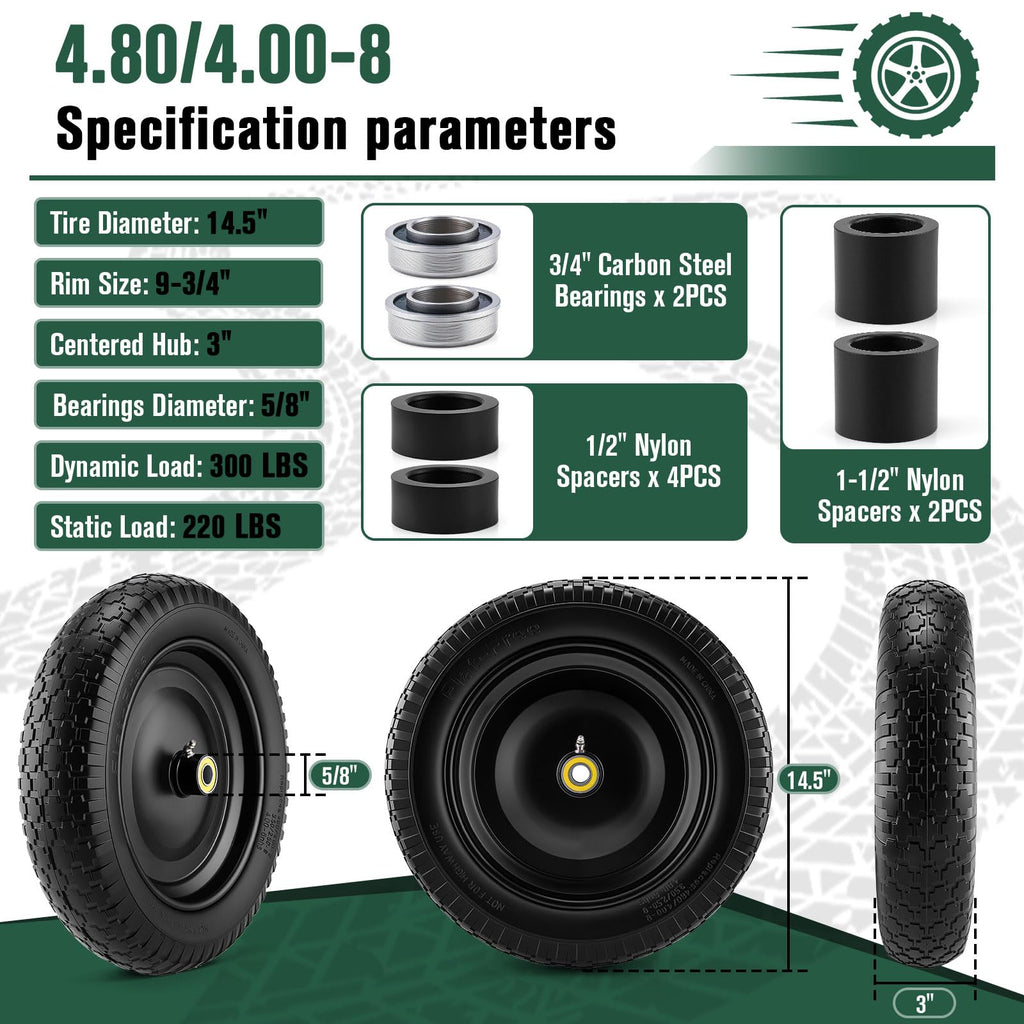 4.80/4.00-8 Wheelbarrow Tire X966510