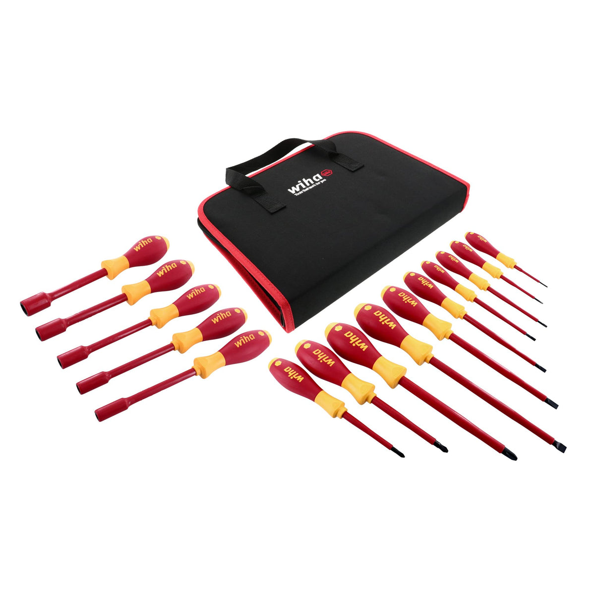 Slotted Phillips Insulated Screwdriver Set 15 Piece V345
