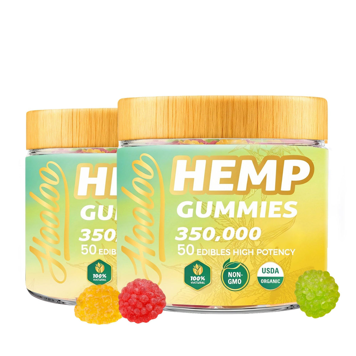 Fruity Hemp Gummies 2 Packs O41071