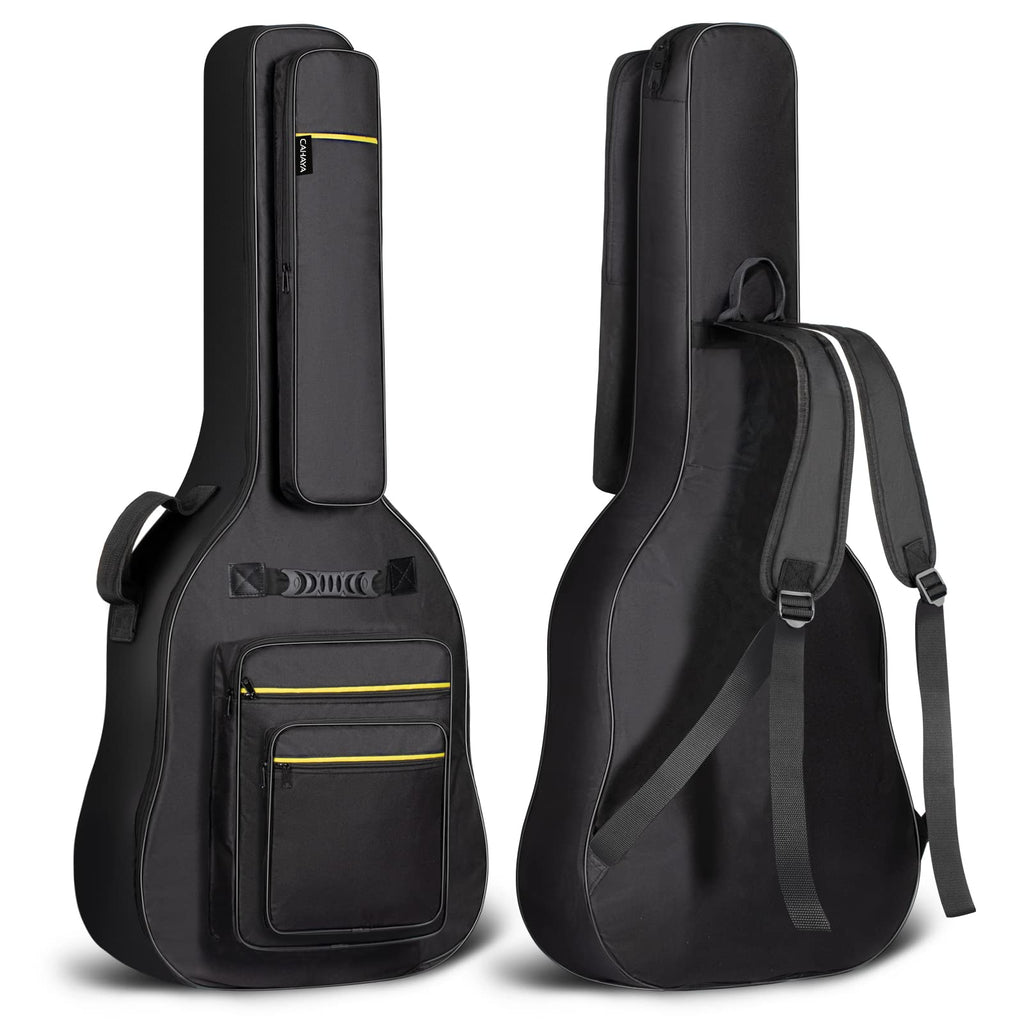44 Inch Guitar Bag Multi-pockets 0.47in Thick Padding Water Resistent Gig Bag Y85321