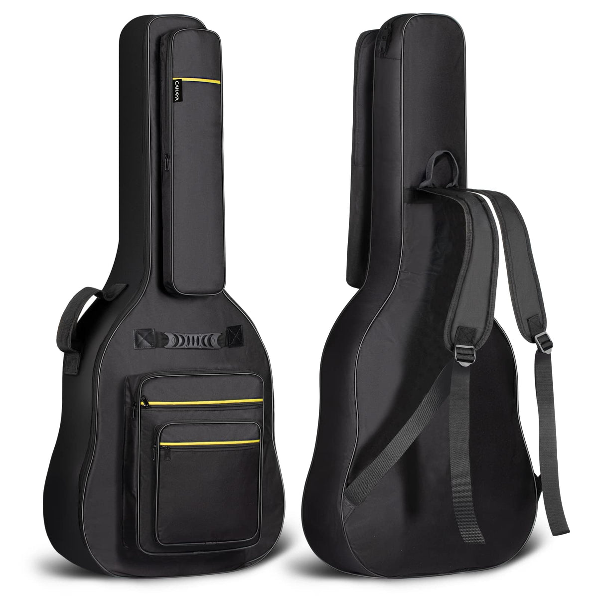 44 Inch Guitar Bag Multi-pockets 0.47in Thick Padding Water Resistent Gig Bag Y85321
