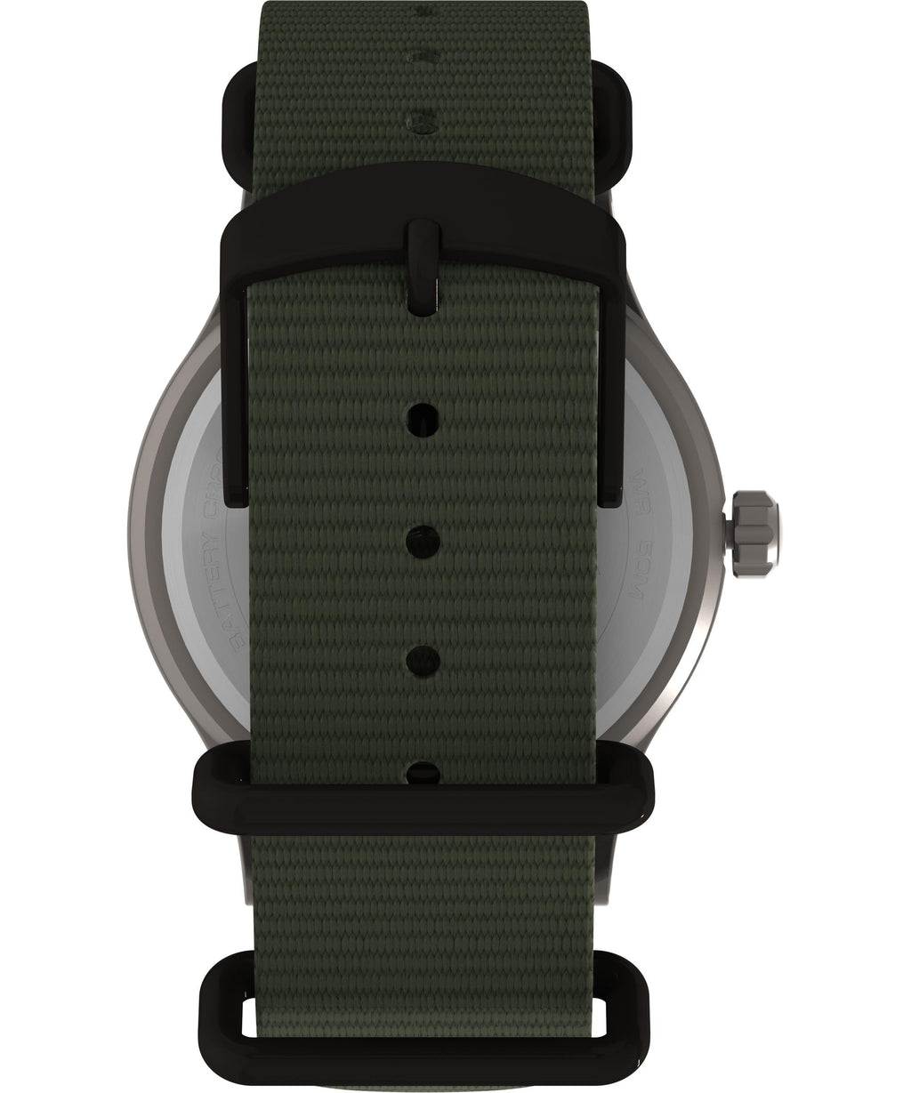 40mm Analog Watch with Luminous Hands and 50M Water Resistance H5848