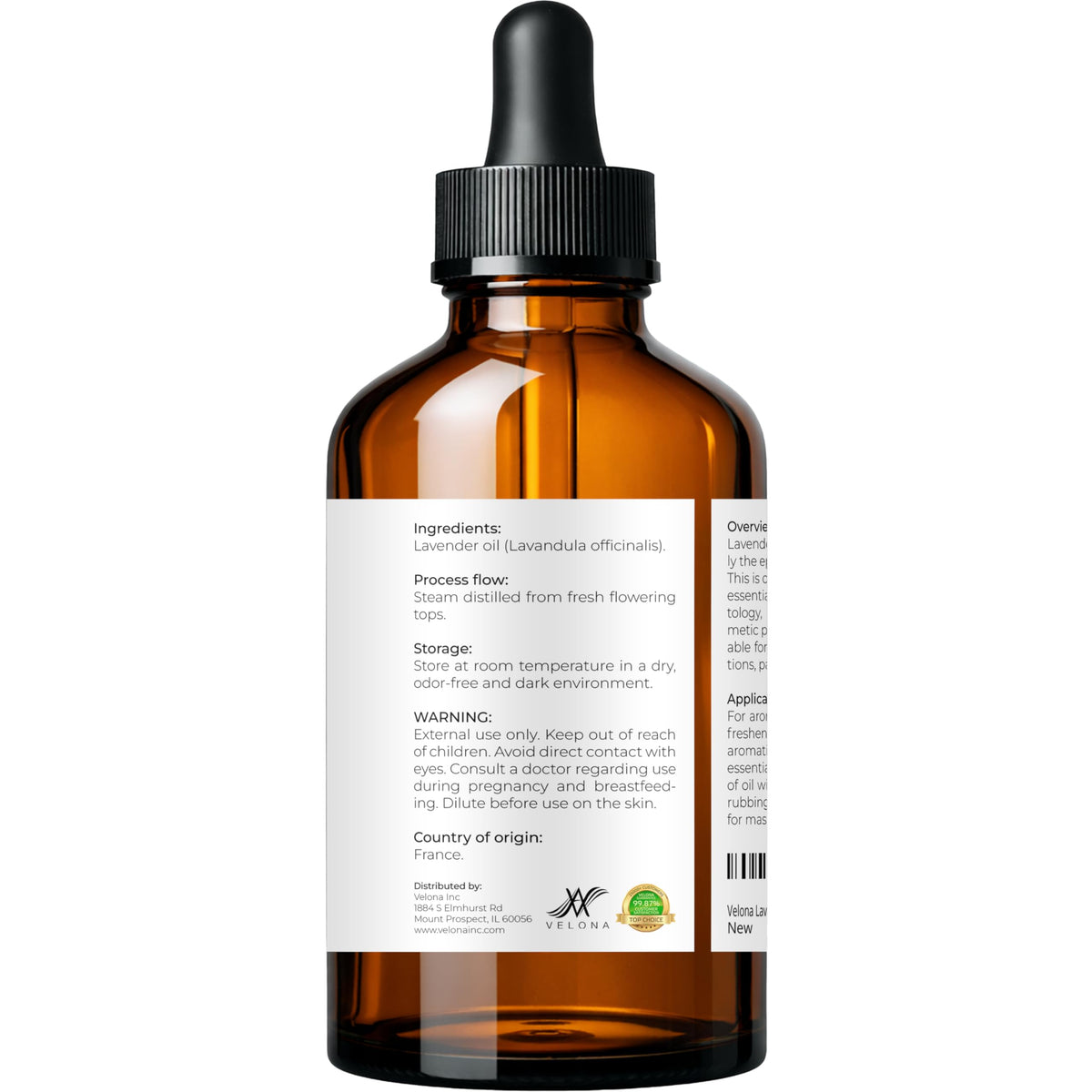 Lavender Essential Oil 4 fl oz L16223