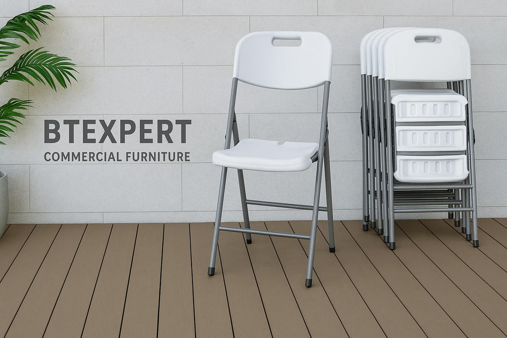 White Folding Chair Set of 50 I838805