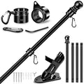 5 FT Stainless Steel Flag Pole Kit with Holder Bracket C135