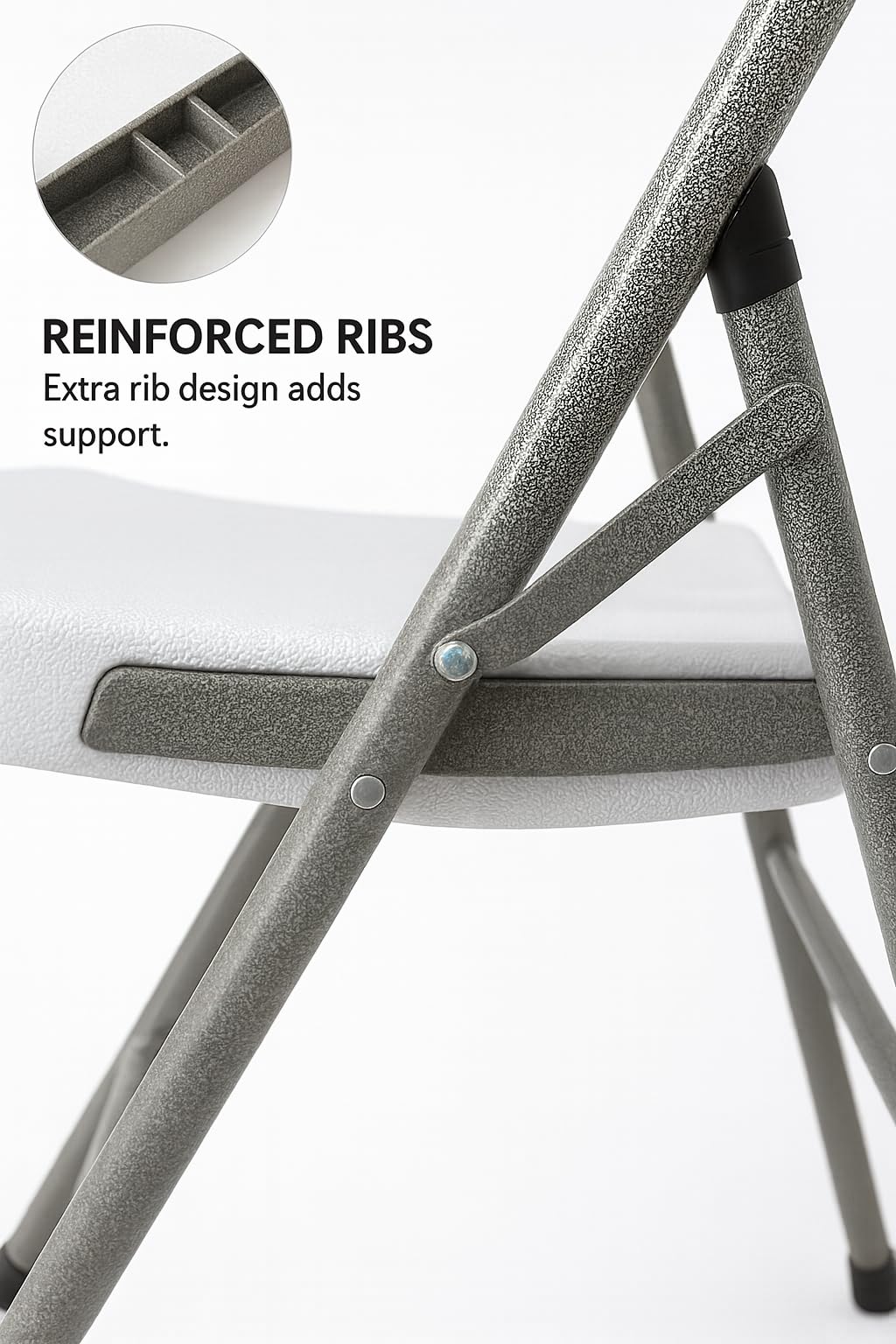 White Folding Chair Set of 50 I838805