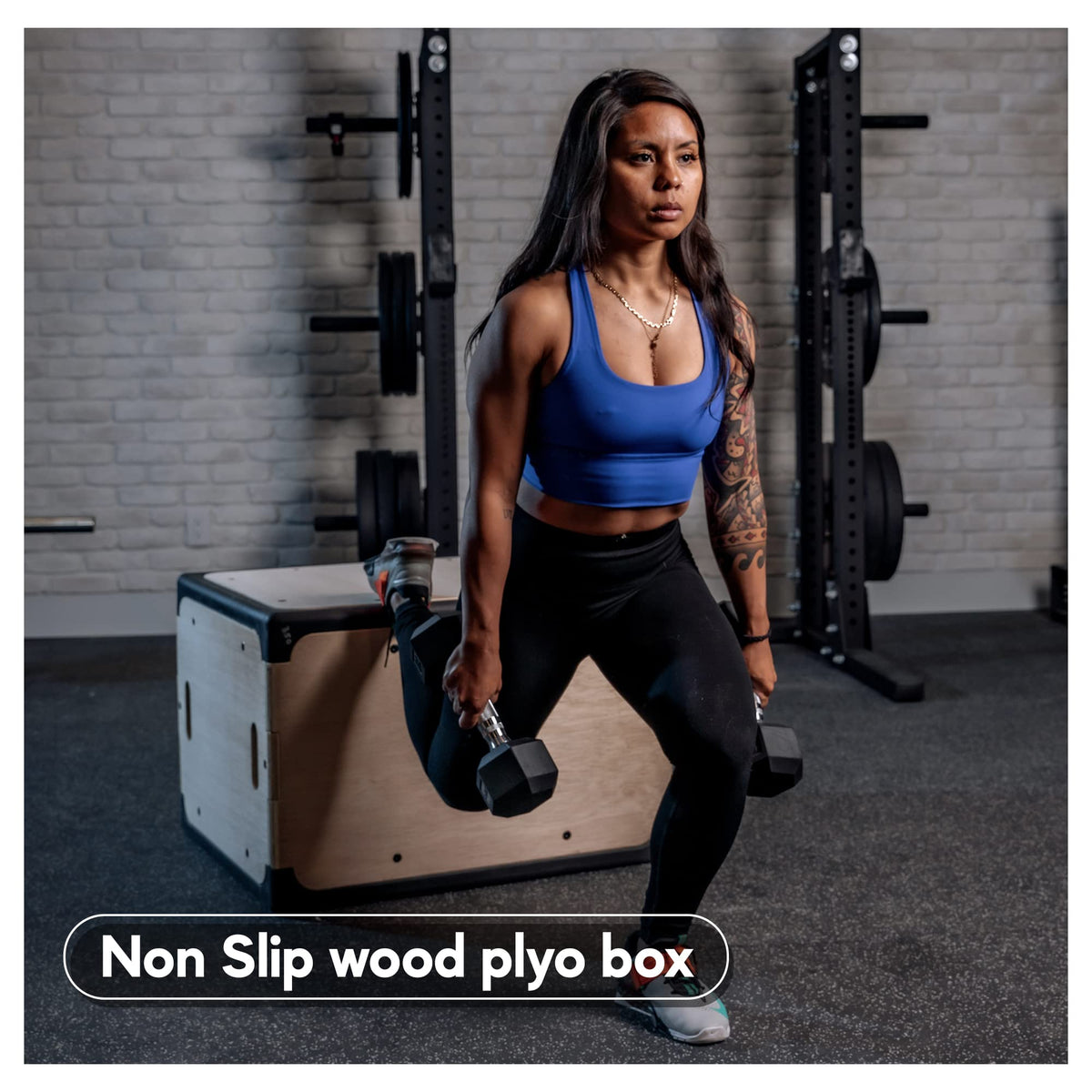 3 in 1 Foam and Wood Plyometric Box P1042