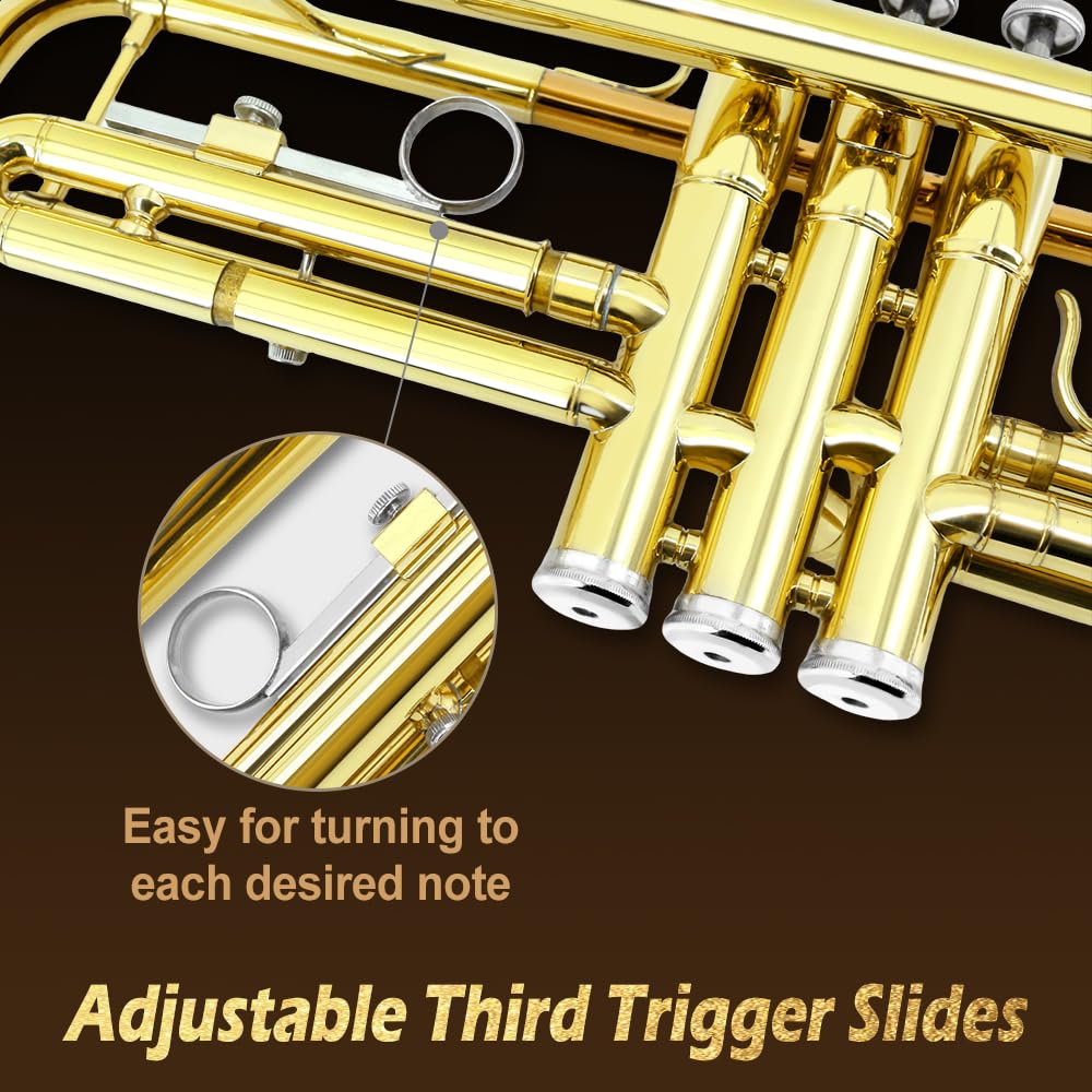 Bb Trumpet with 7C Mouthpiece, Hard Case & Cleaning Kit L5531