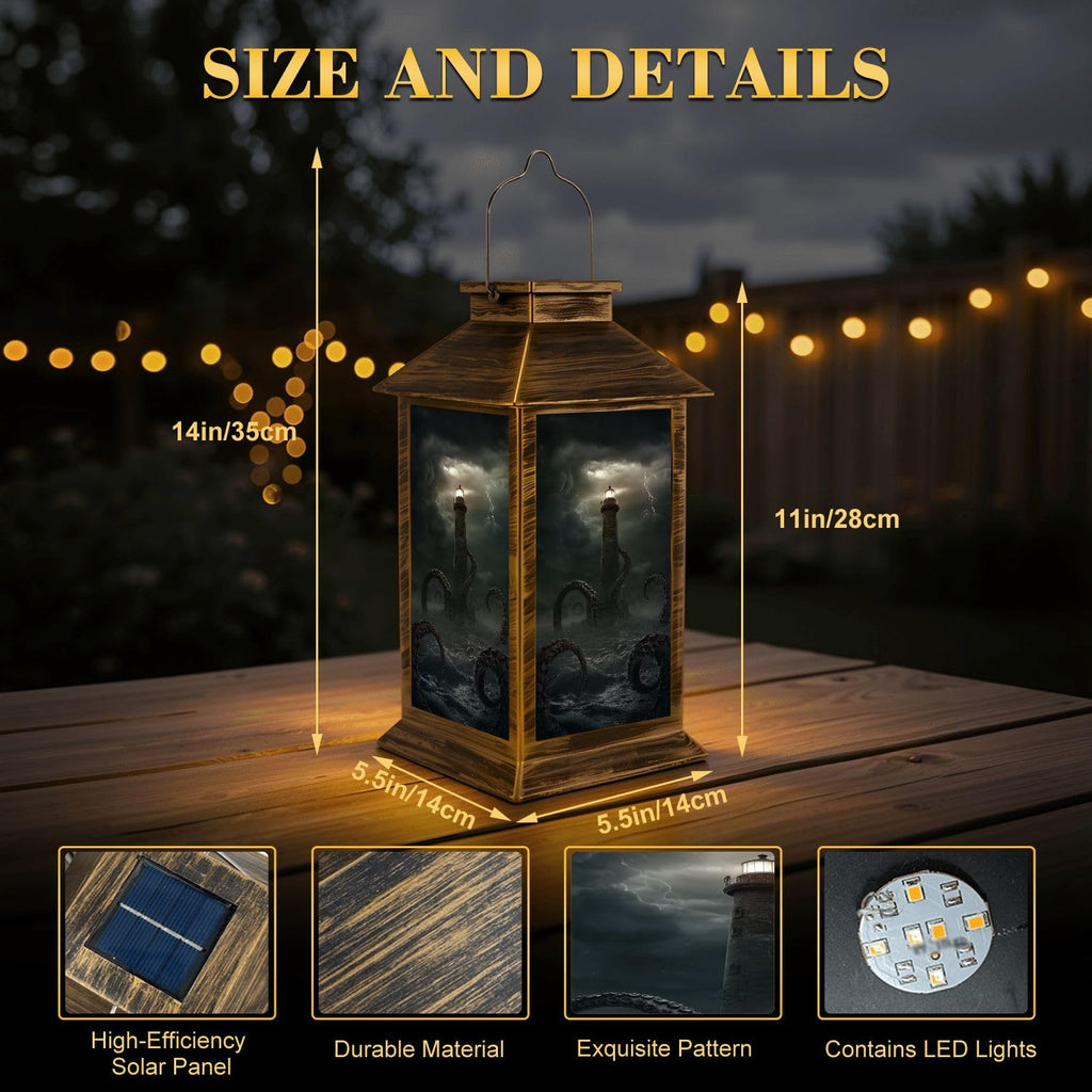 Waterproof Solar Powered Outdoor Hanging Lantern P965