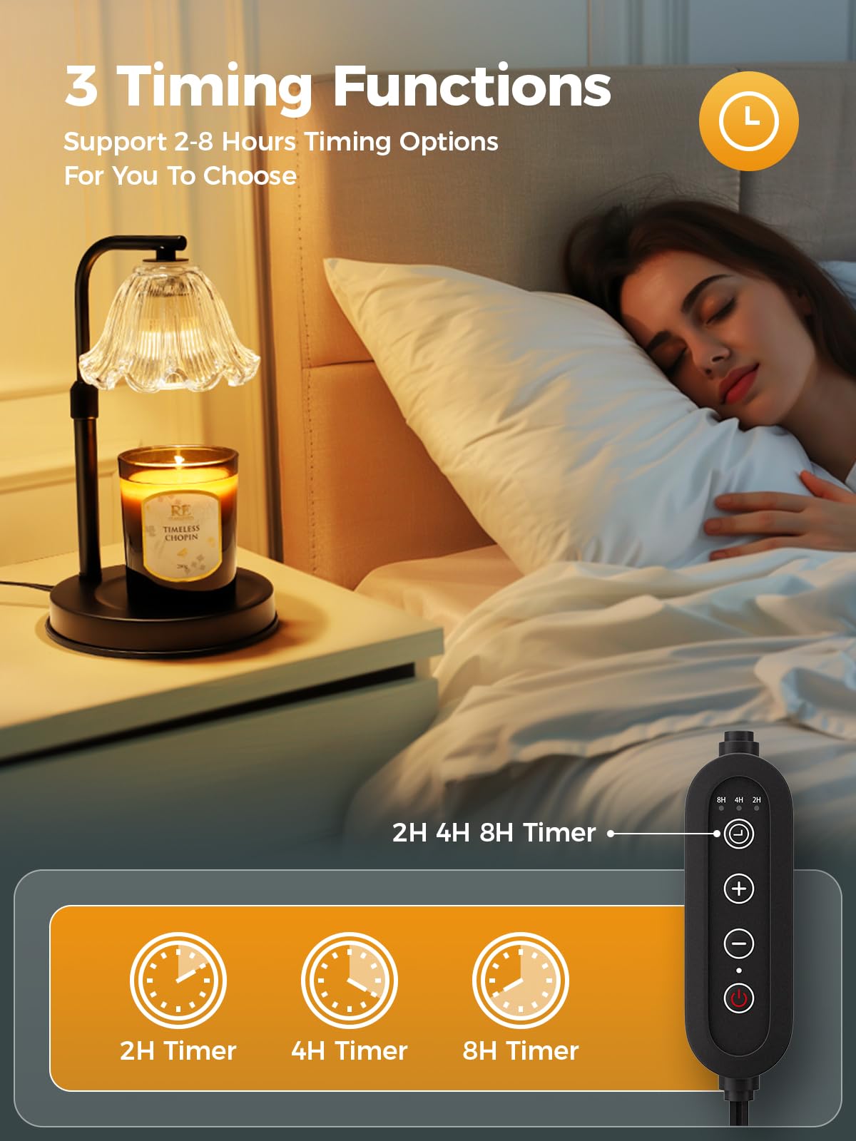 Candle Warmer Lamp with Timer Q5407