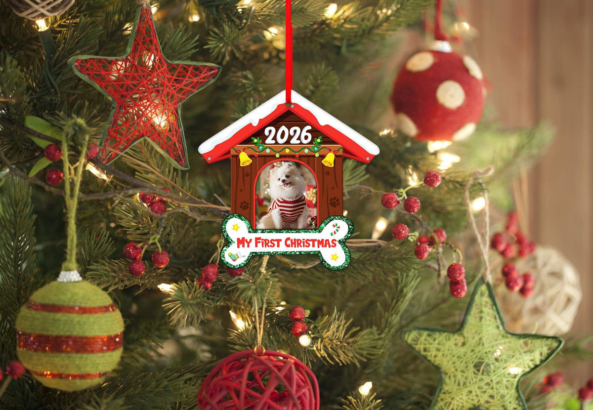 Dog Picture Frame Ornament G1499