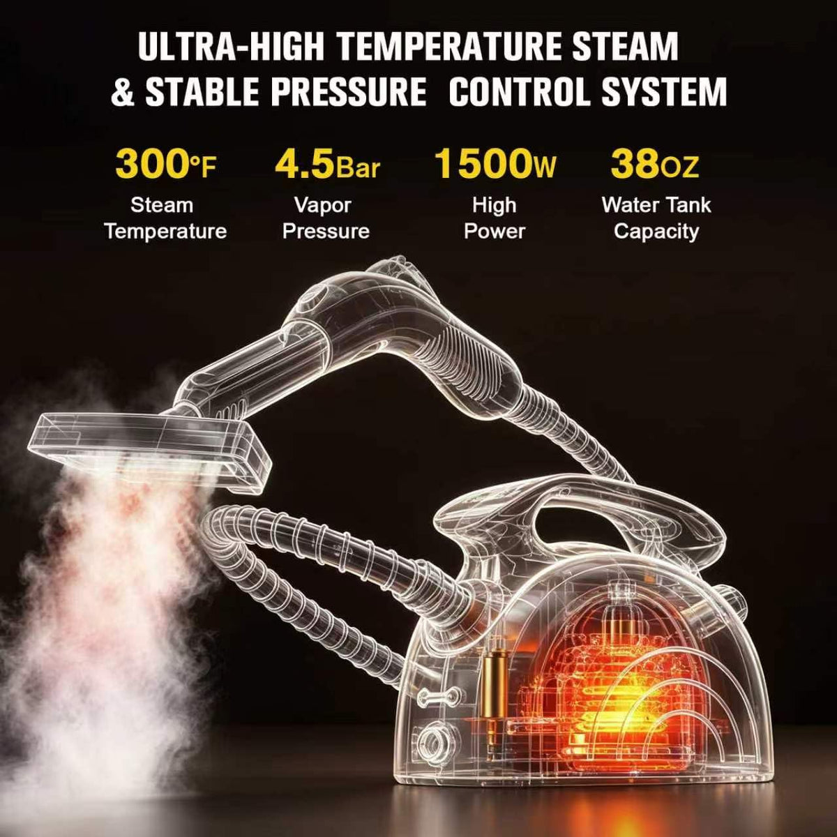 4.5 Bar 300°F Steam Cleaner A3979