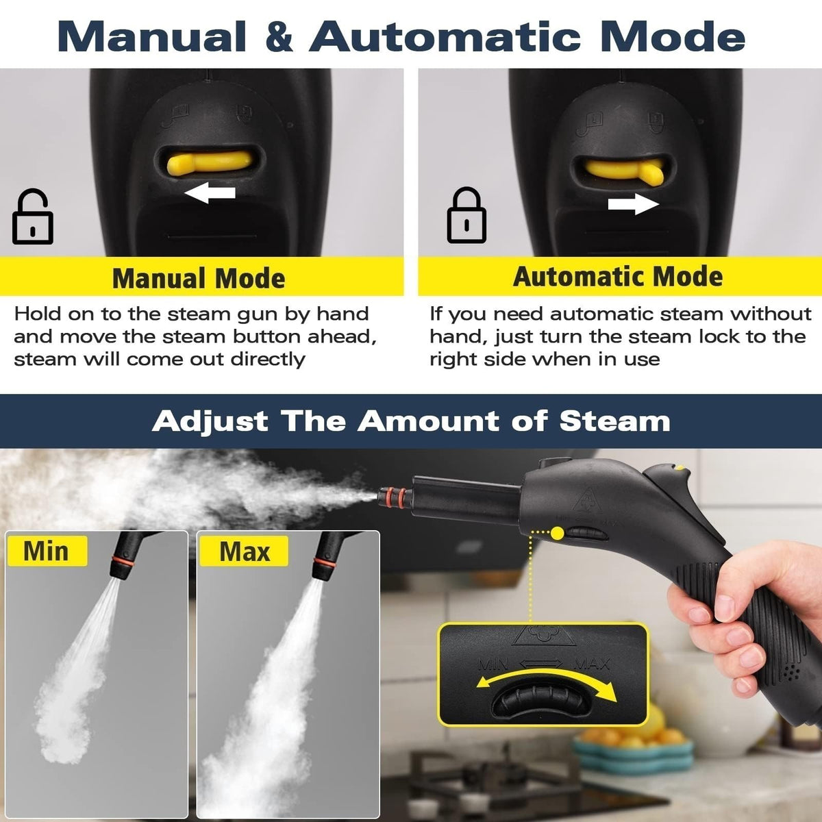 4.5 Bar 300°F Steam Cleaner A3979