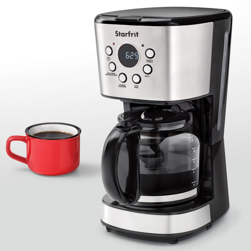 Programmable 12 Cup Stainless Steel Coffee Maker A256274