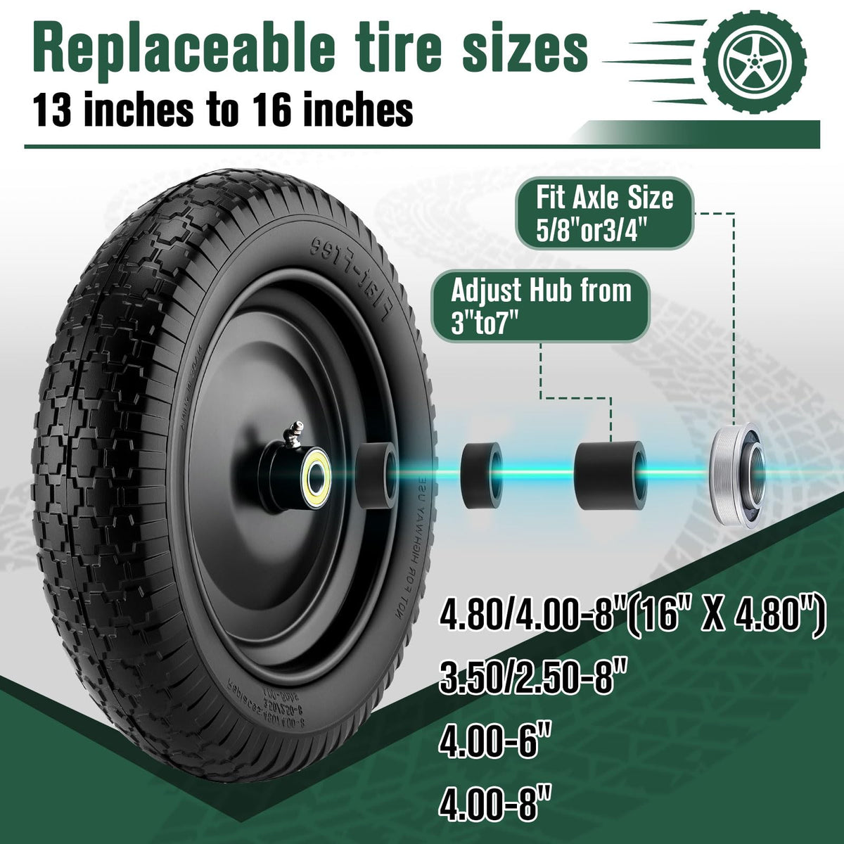 4.80/4.00-8 Wheelbarrow Tire X966510