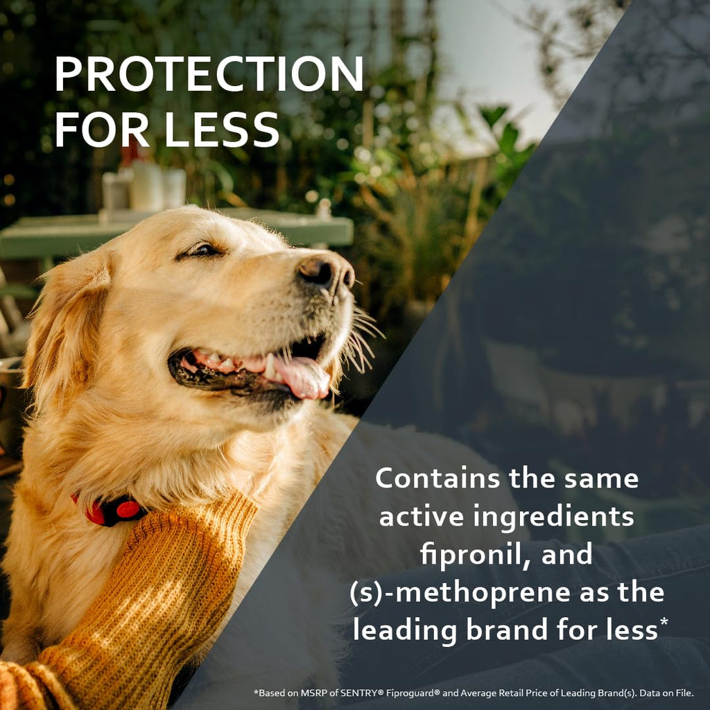 Flea & Tick Dogs 89-132 lbs Fipronil 6-Month C5503