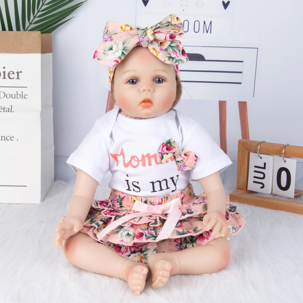 Baby Doll Clothes 20-22 Inch Girl Outfits Pleated Skirt J77452