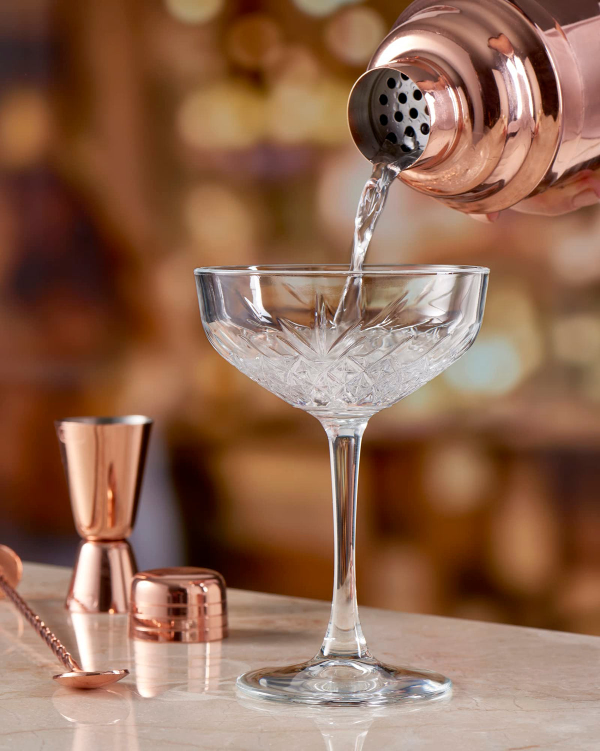 Set Of 4 Coupe Cocktail Glasses 8.6 oz G645