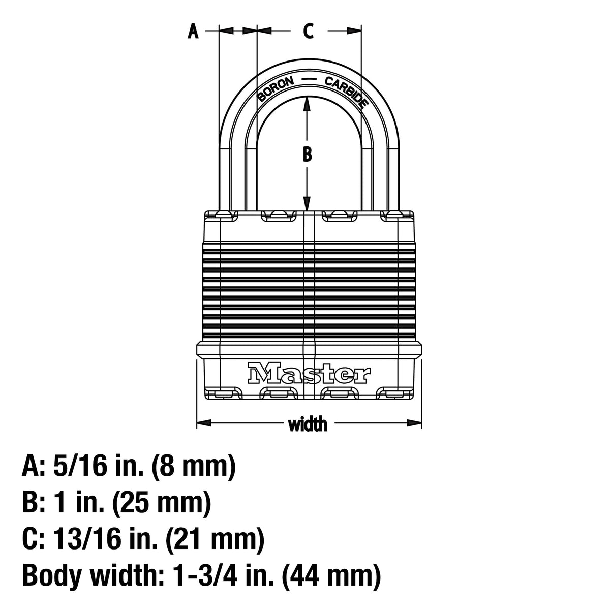 Heavy Duty Keyed-Alike Padlock 4 Pack E83420