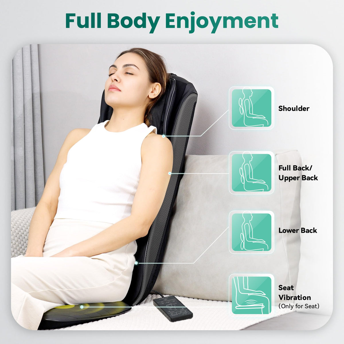 Shiatsu Neck Back Massager with Heat B40545