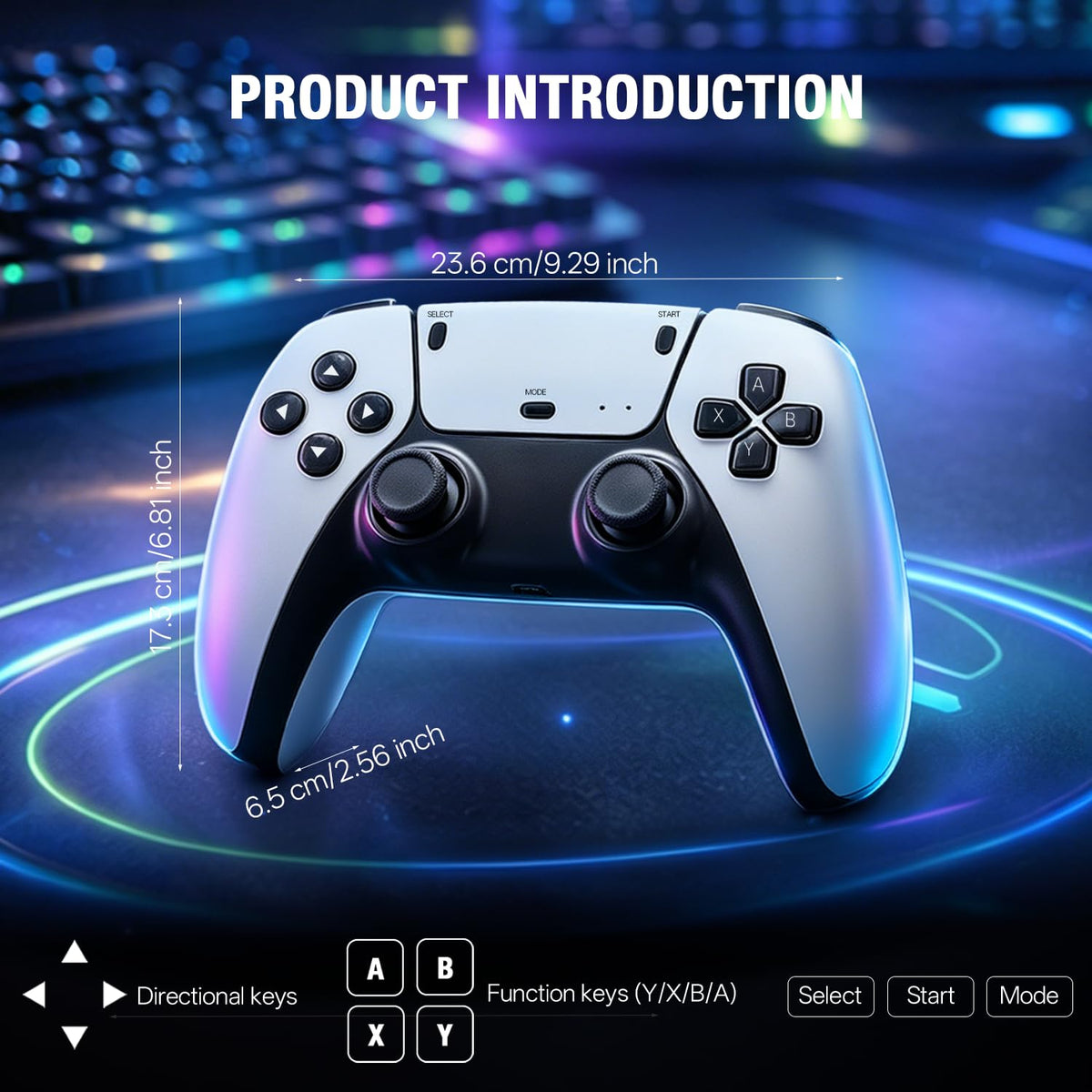 Wireless Retro Game Console with 4K Output and 2.4G Controllers 128GB O934