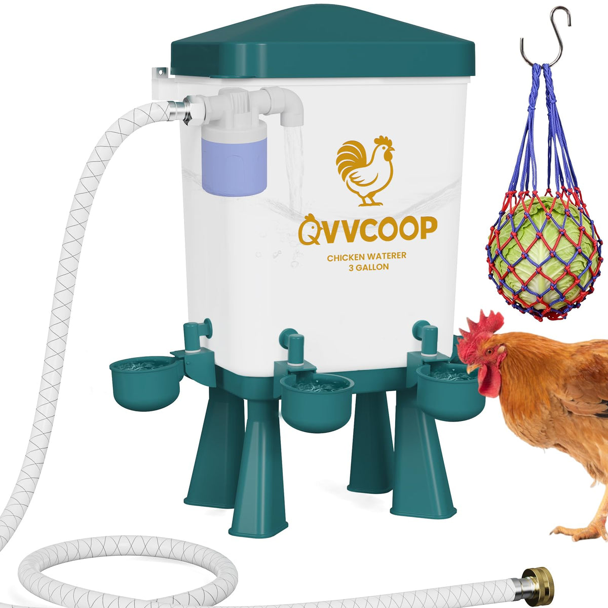 3 Gallon Automatic Chicken Waterer with Float Valve E76964